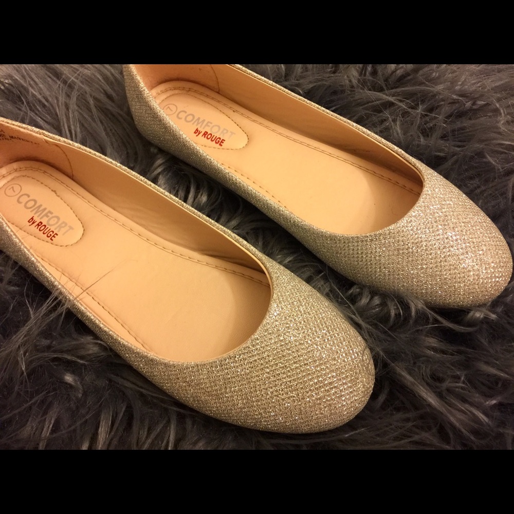 Silver Shimmer Flats
